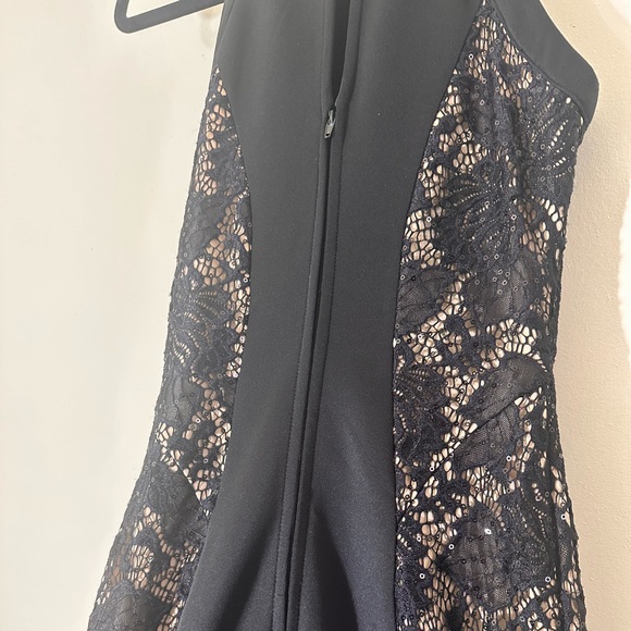 BCX Lace Sequin bodycon evening cocktail dress black size 0 NWT - Picture 14 of 15